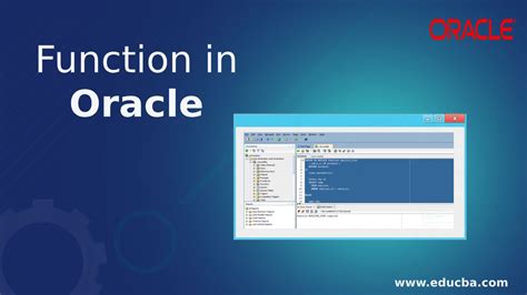 Function In Oracle How Do Functions In Oracle Work With Examples