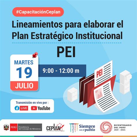 CEPLAN Oficial on Twitter CapacitaciónCeplan Martes 19 de julio