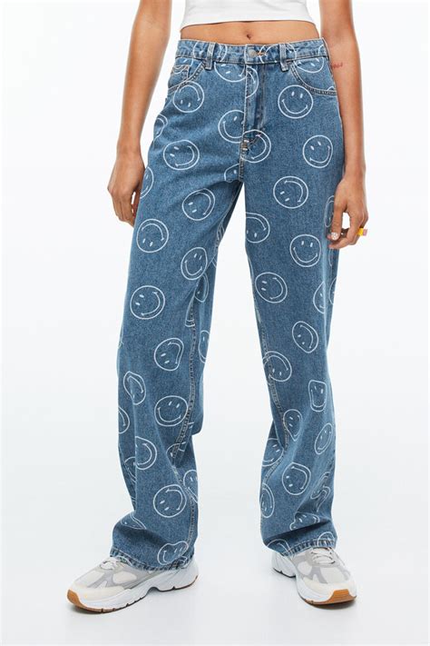 Smiley Wide Leg Denims Vairein