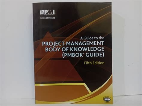 A Guide To The PROJECT MANAGEMENT BODY OF KNOWLEDGE