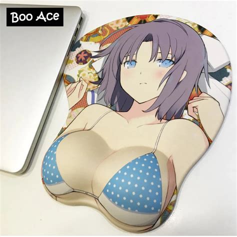 Senran Kagura Yumi Anime 3d Oppai Mouse Pad Wrist Rest