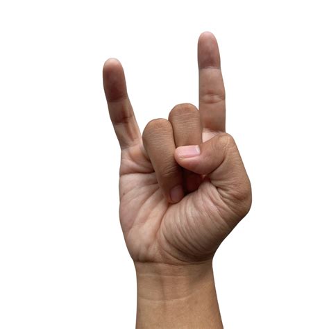 Metal Hand Sign Png 22185914 Png