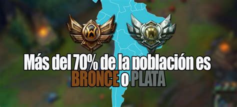 League Of Legends M S Del De Los Jugadores De Las Son Bronce O