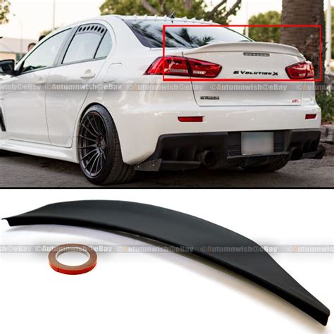 For Lancer Evo X Primer Ready Rs Style Rear Duck Trunk Wing