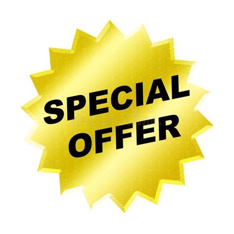Special Offer Sign. Yellow special offer sign - web button - internet ...