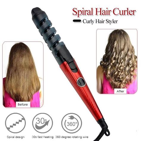 Prime Curling Wand Portable Cordless Curling Ceramic Hair Curling Wand Auto Hair Curler