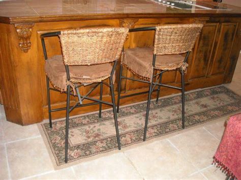 2 Bar Stools Metal Wicker Pier 1 Baldwin Countystapleton For