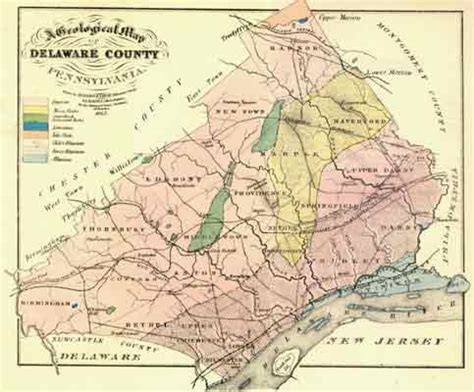 Map Of Delaware County Pa - Maping Resources