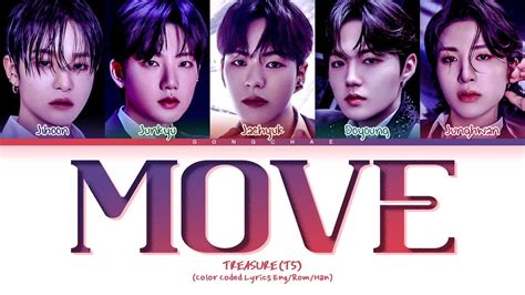 Treasure T Move Lyrics Color Coded Lyrics Youtube