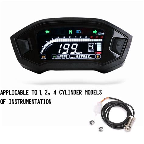 Motorcycle Speedometer Odometer Tachometer Dash Board Dashboard Lcd