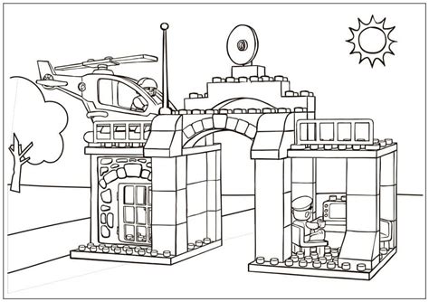 Dibujos De Lego City Helic Ptero Para Colorear Para Colorear Pintar E