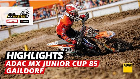 Highlights Gaildorf 2022 ADAC MX Junior Cup 85 YouTube