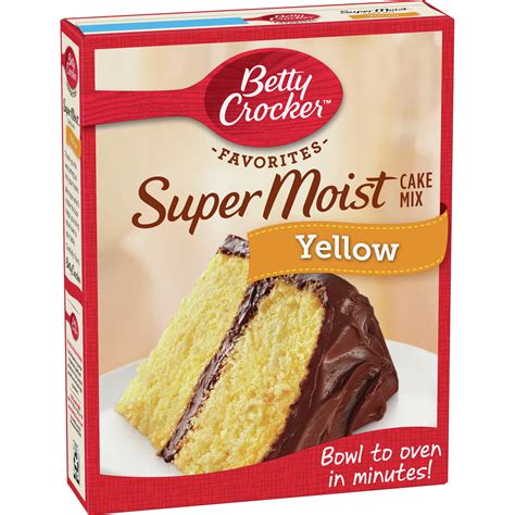 Betty Crocker Super Moist Yellow Cake Mix 1525 Oz