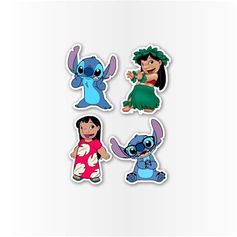 Aplique Topper 3d Para Colheres E Doces 3cm Lilo And Stitch Elo7