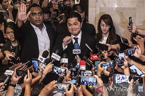 Erick Thohir Sepak Bola Bersih Baru Bicara Prestasi Antara News