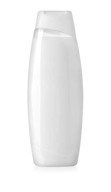 Premium Photo White Shampoo Bottle