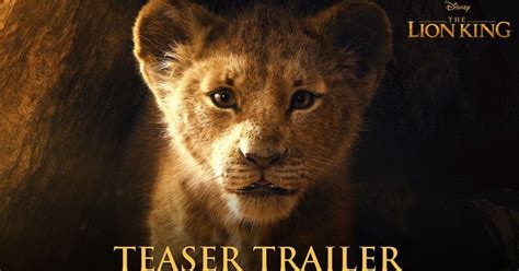 First Trailer For Jon Favreau S Live Action The Lion King Is Here