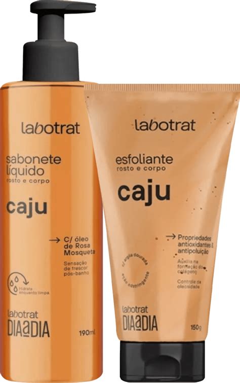 Sabonete L Quido Esfoliante Rosto E Corpo Labotrat Caju