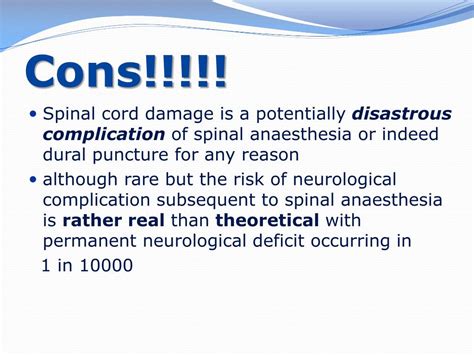 Ppt Segmental Thoracic Spinal Anesthesia Powerpoint Presentation