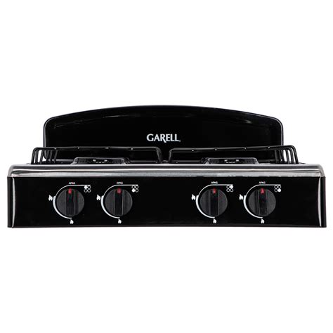 Parrilla De Mesa Garell Pm4q In Color Negro 4 Quemadores Coppel