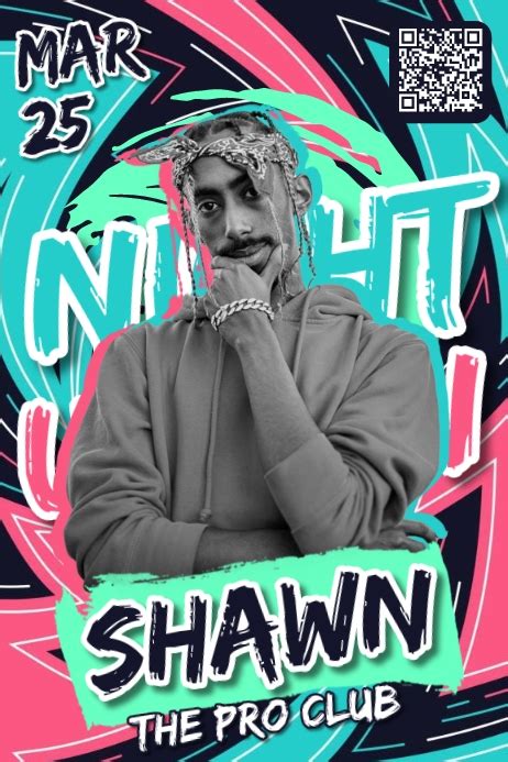 Dj Poster Template Postermywall