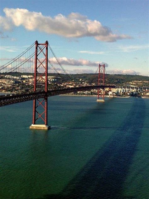 Bridge over Tagus River: connecting Lisbon to the south #Portugal | Portugal travel, Lisbon ...