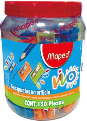 Computel Sacapunta Escolar Plast Vivo C Maped Gel