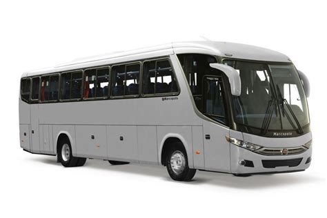 4k Marcopolo Viaggio 1050 K360 G7 Scania Bus White Background