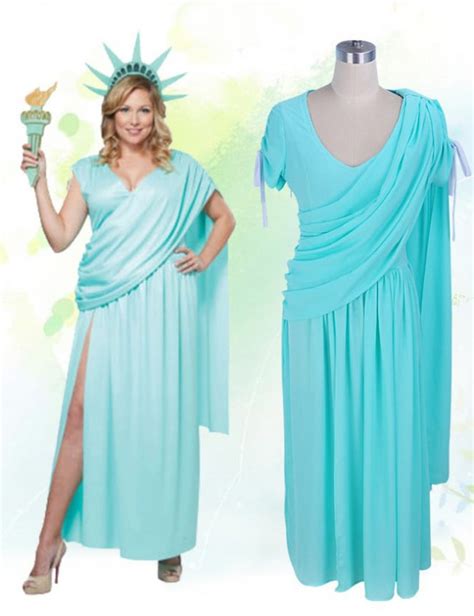 Statue of Liberty Lady Liberty Complete Cosplay Costume | Costume Party ...