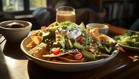 Freshness On A Plate Gourmet Salad Healthy Eating Vegetarian Food