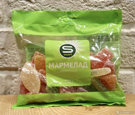Мармелад Smart Желейный формовой "Мармеладный микс" - «Мармелад разной ...