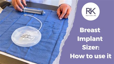 Breast Implant Sizer: How to use it - YouTube