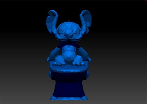 3D file Stitch lowpoly・3D printable model to download・Cults