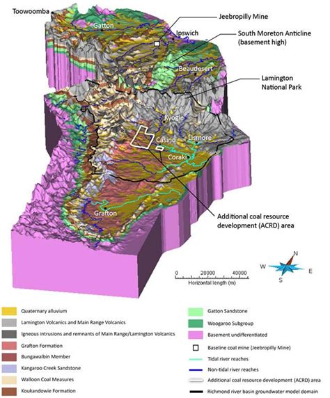 Three Dimensional Geological Model Of The Clarence Moreton Bioregion