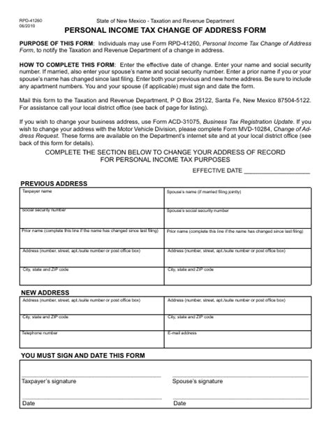 Form Rpd 41260 Fill Out Sign Online And Download Printable Pdf New