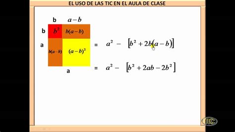 EL CUADRADO DE LA DIFERENCIA DE DOS CANTIDADES PARTE 2 7wmv YouTube