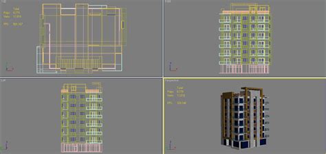 Apartment Building 5 3d Model Cgtrader