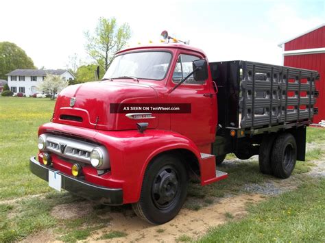 1953 Ford C600 Antique Stake Body Truck