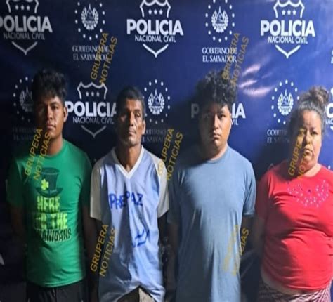 El Salvador Capturan A Cuatro Delincuentes Con Antecedentes Por