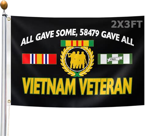 Amazon Kartasura Vietnam Veteran Flag X Ft Gave All Flag