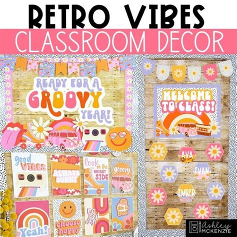 Retro End Of Year Classroom Decor Bulletin Board Kit Classroom