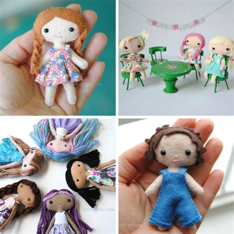 These Adorable Diy Mini Felt Dolls Will Become Favourite Playmates