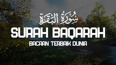 Surah Al Baqarah سورة البقرة Dengan Suara Indah Membuat Hati Tenang