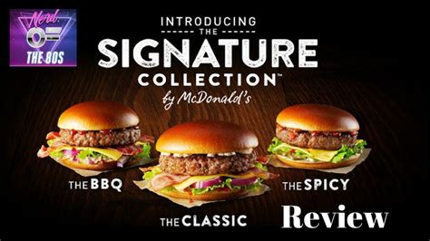 Mcdonalds Signature Collection Classic Burger Fast Food Review Uk