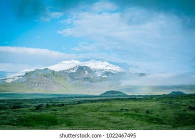 Volcano Snaefell One Appearing Famous Novel Stock Photo 1022467495 ...