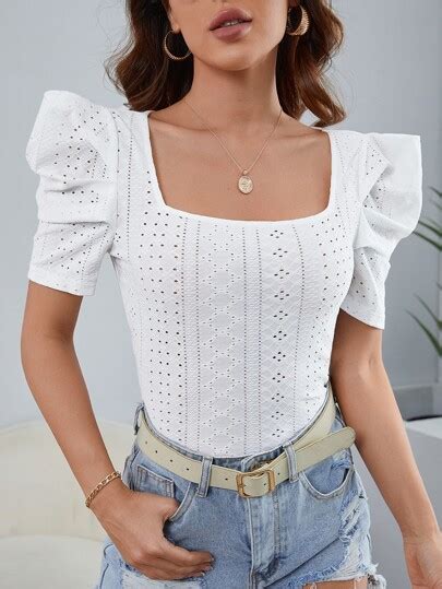 Search Puffy Sleeve Tops Shein Uk