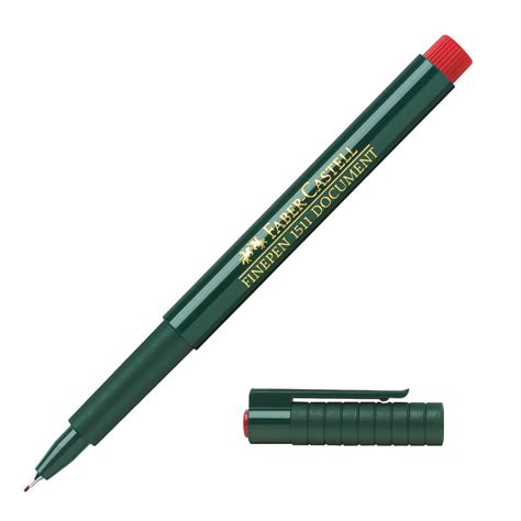 Rotulador Faber Castell Finepen Rojo Ref Pmc