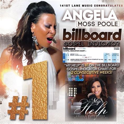 “my Help” By Angela Moss Poole Ft Micah Stampley Tops Billboard Gospel