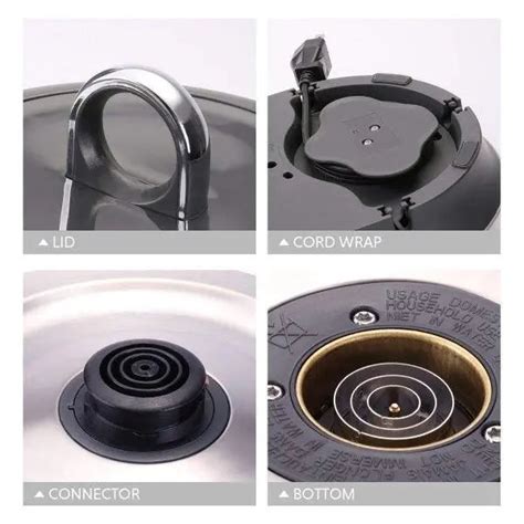 BUYDEEM K2423 Electric Tea Kettle with Infuser, 1.2L