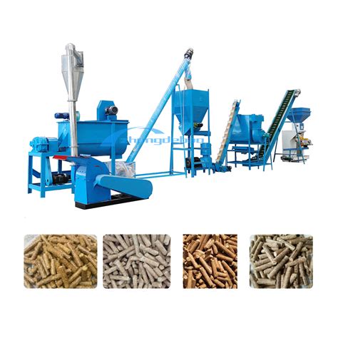 Complete Hardwood Log Pellet Mill Production Line Ce Certificate